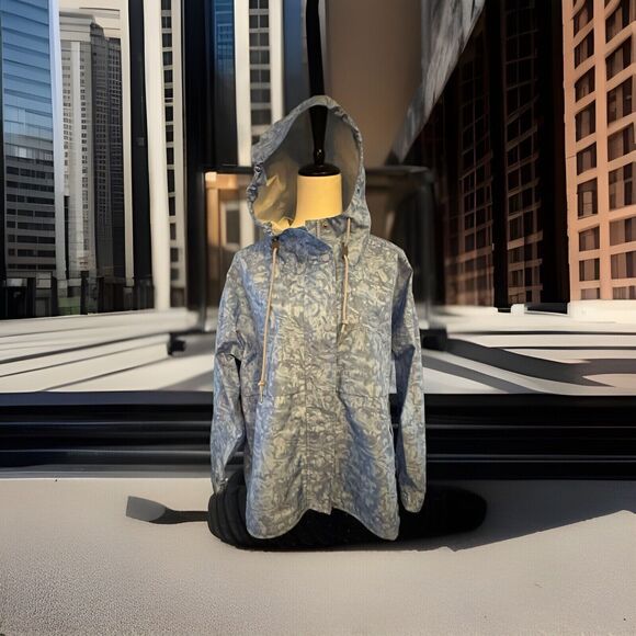 Eddie Bauer Blue Women's Rain Jacket XL - Picture 5 of 10